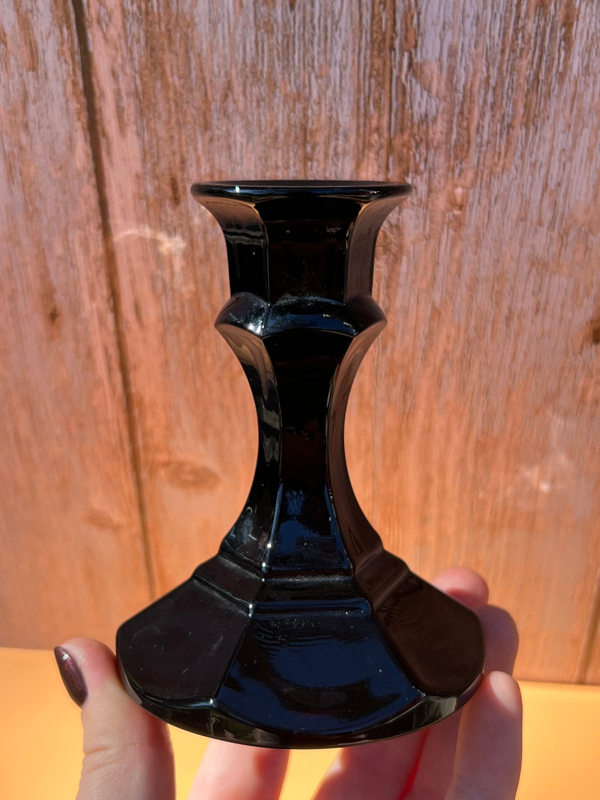 Black Witchy Altar Ceramic Sphere Stand