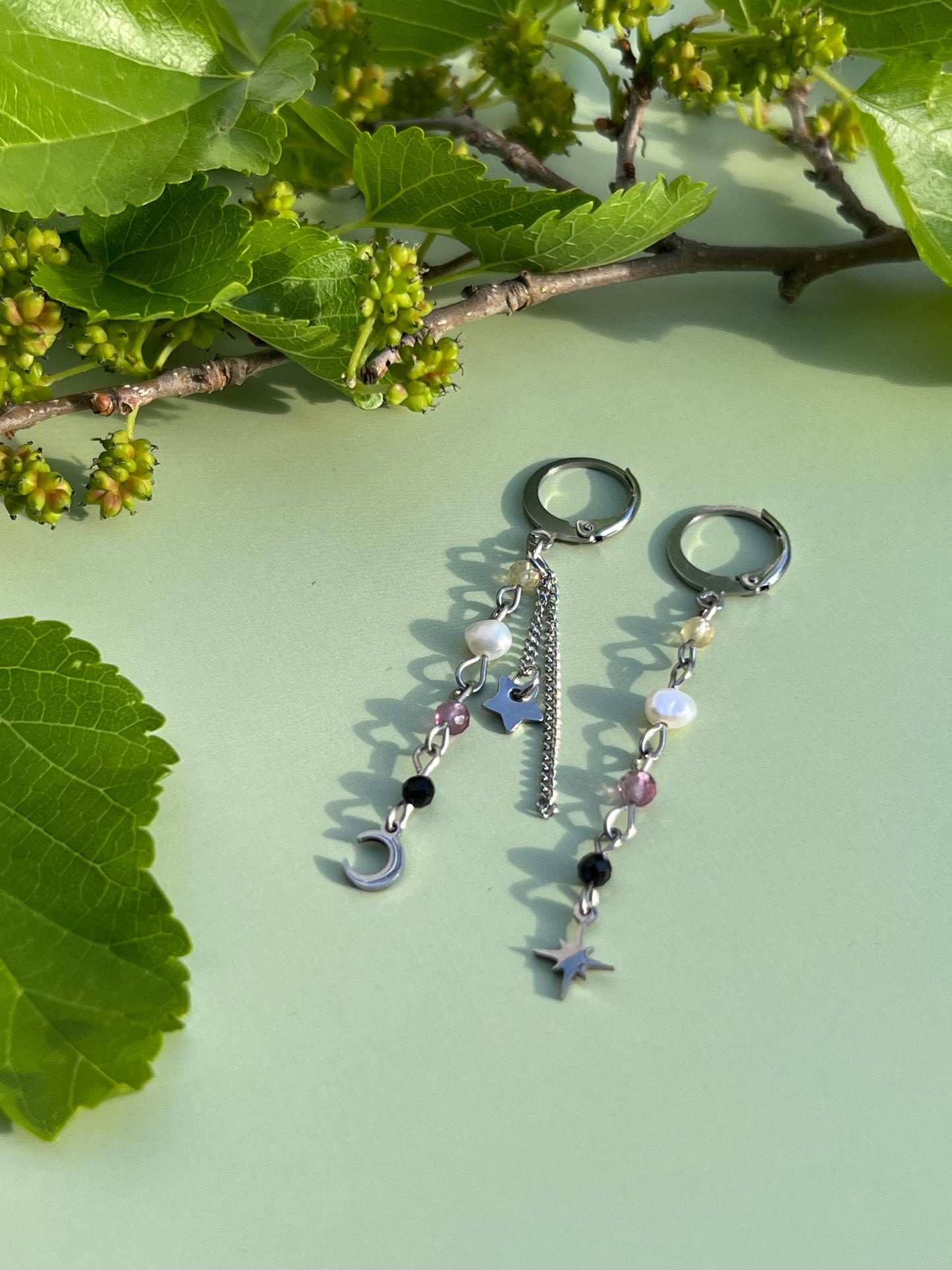 Non Binary Celestial Starburst Earrings