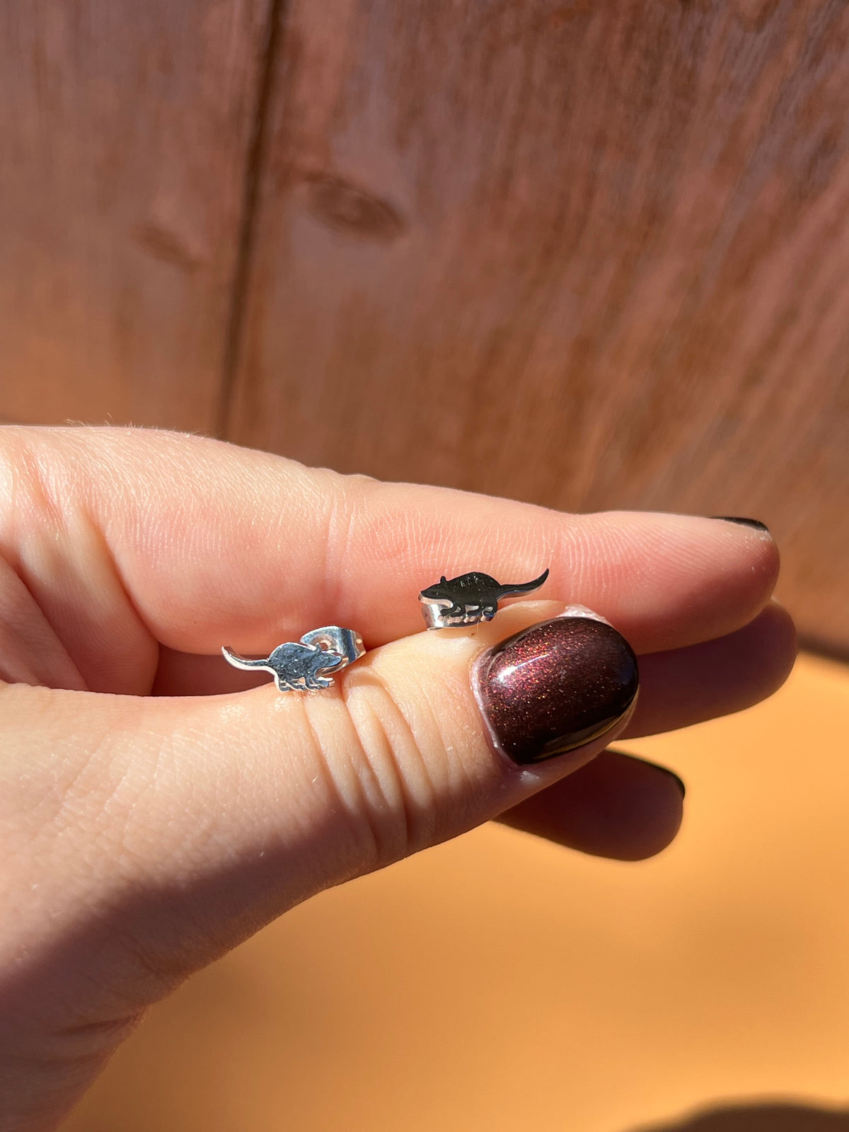 Rat Silver Stainless Studs 🐀