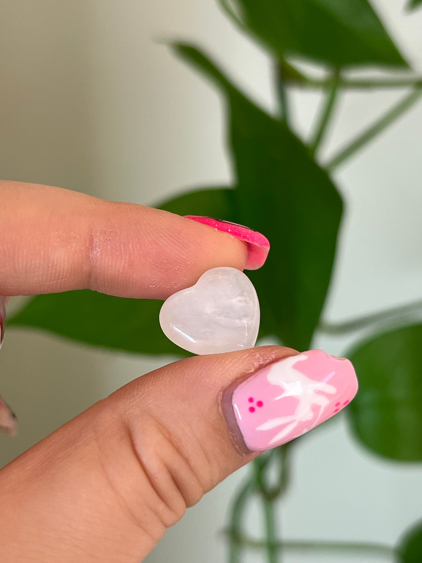 Flashy Moonstone Mini Heart