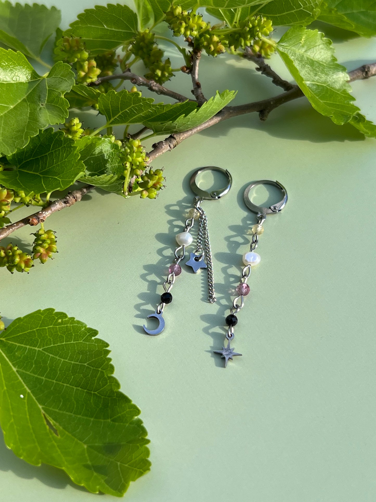 Non Binary Celestial Starburst Earrings