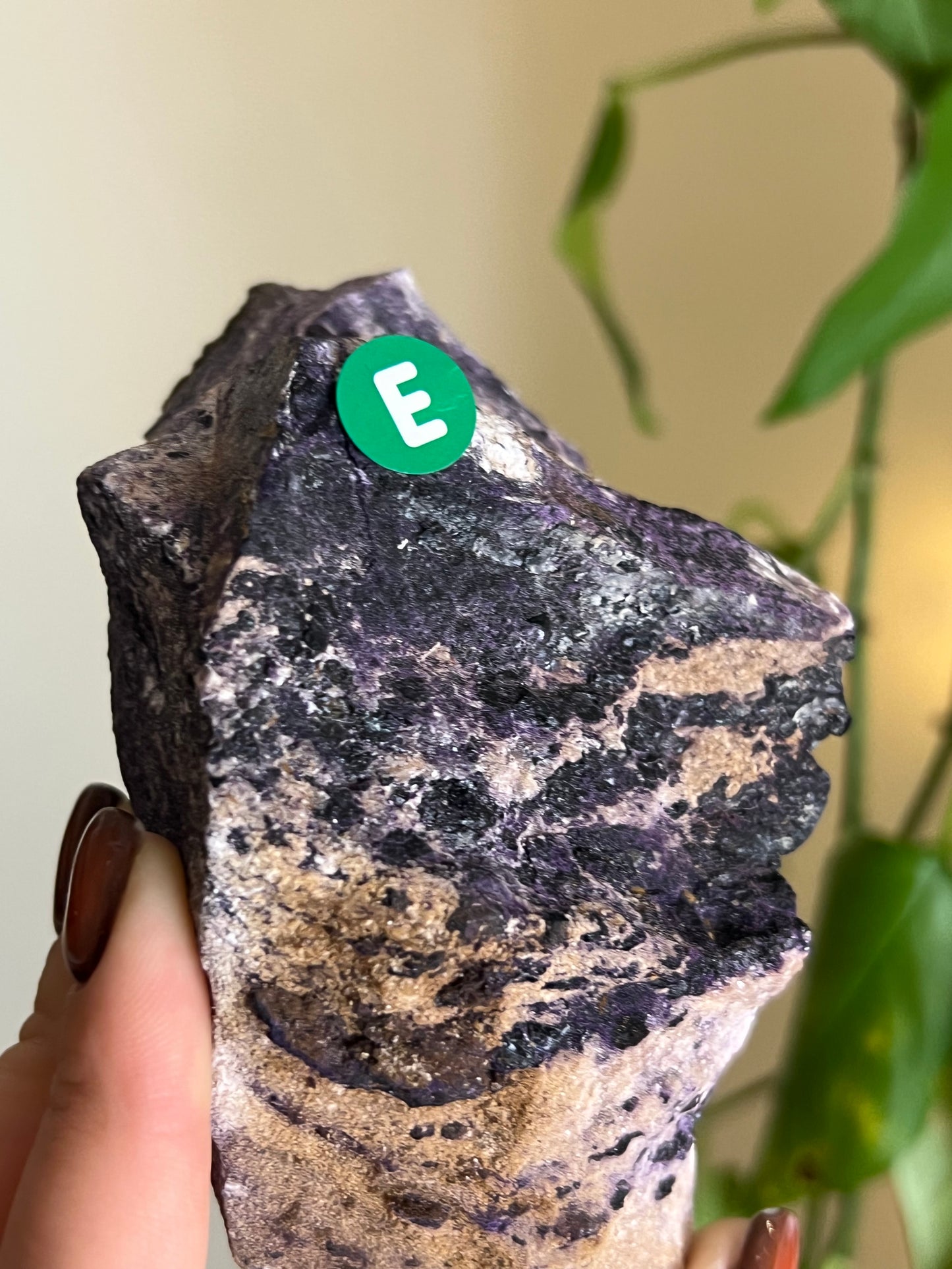 Raw Purple Fluorite From Ontario - E