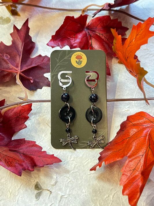 Navy Sandstone Coraline Earrings
