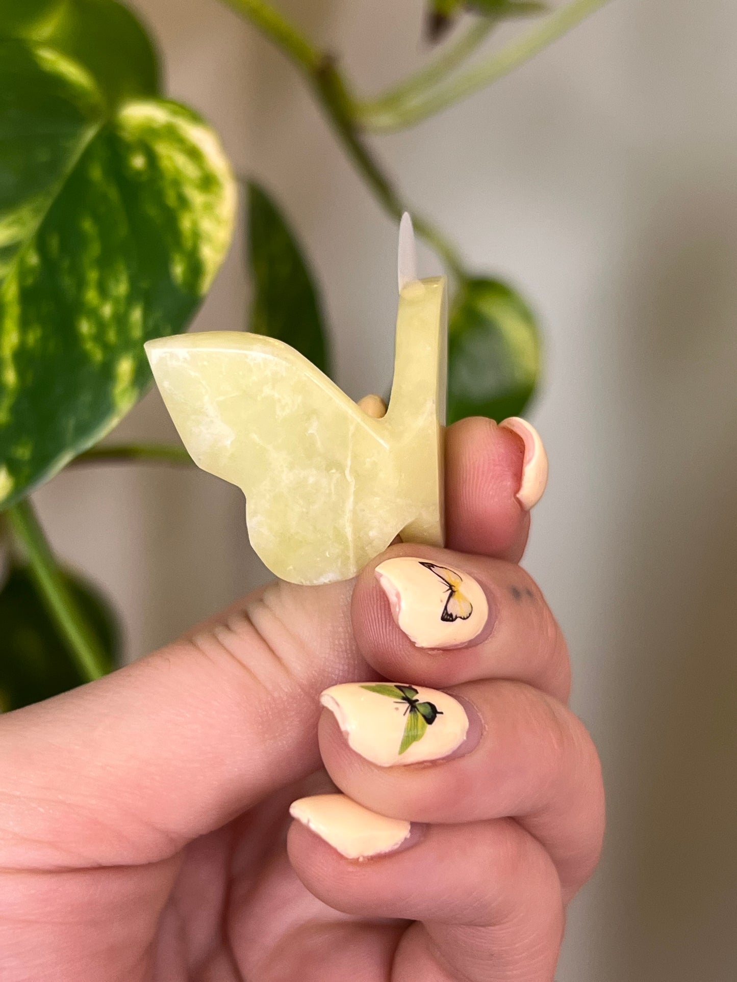 Bowenite Small 3D Butterfly - A
