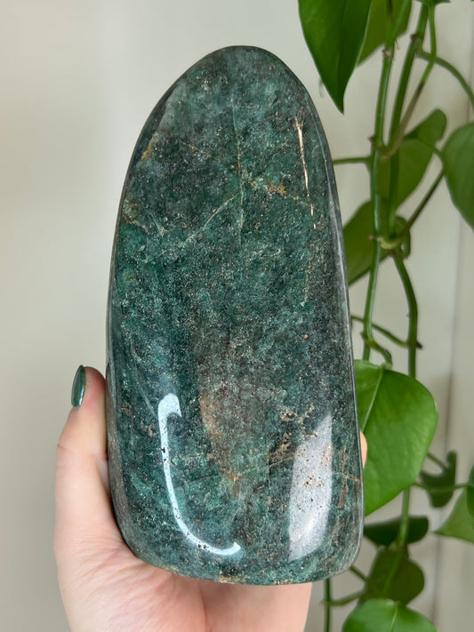 Emerald Fuchsite Quartz Freeform XLarge