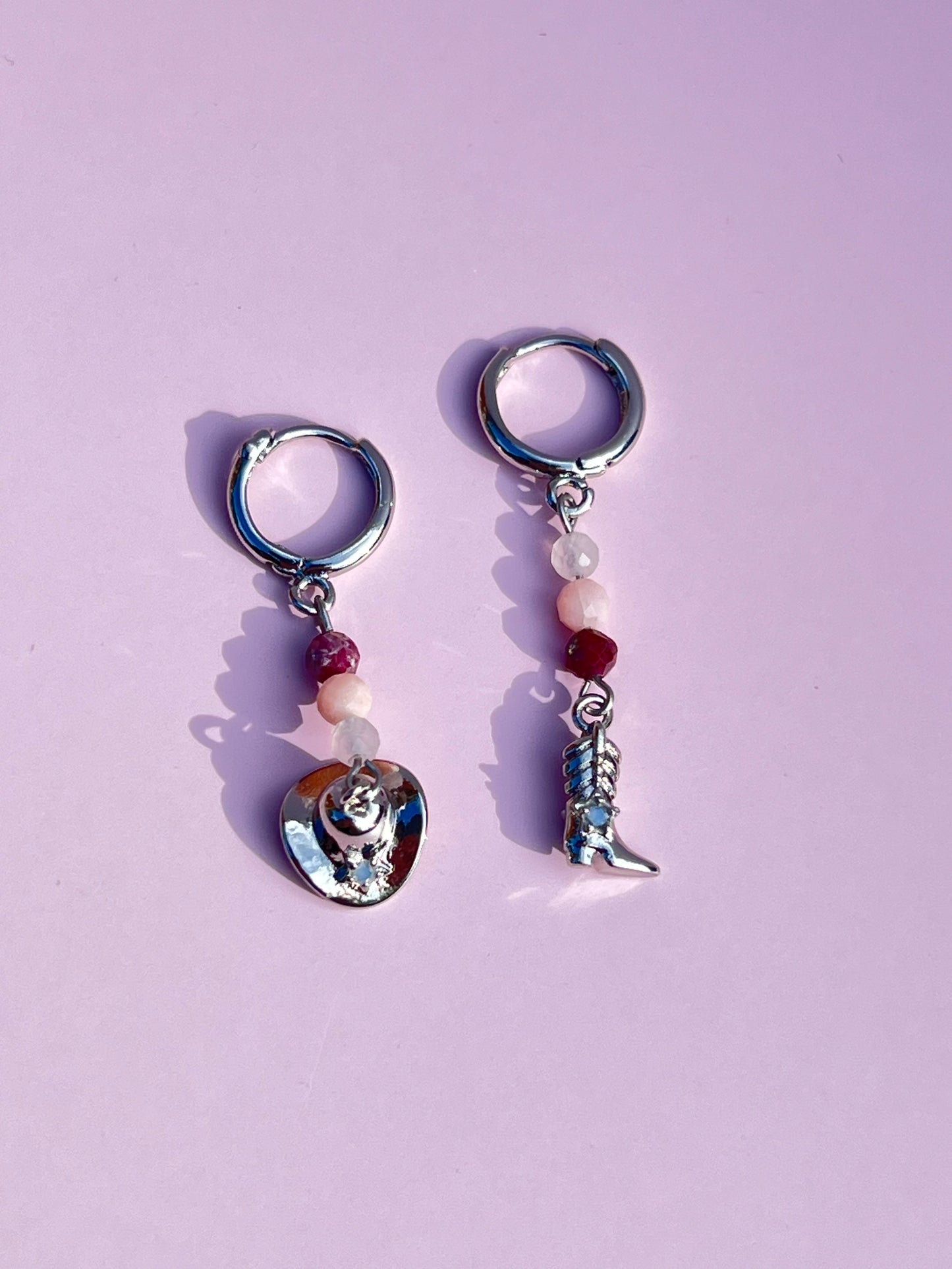 Pink Pony Club - Chappell Roan - Silver Earrings