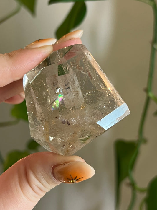 Golden Rutile Quartz Gusher - V
