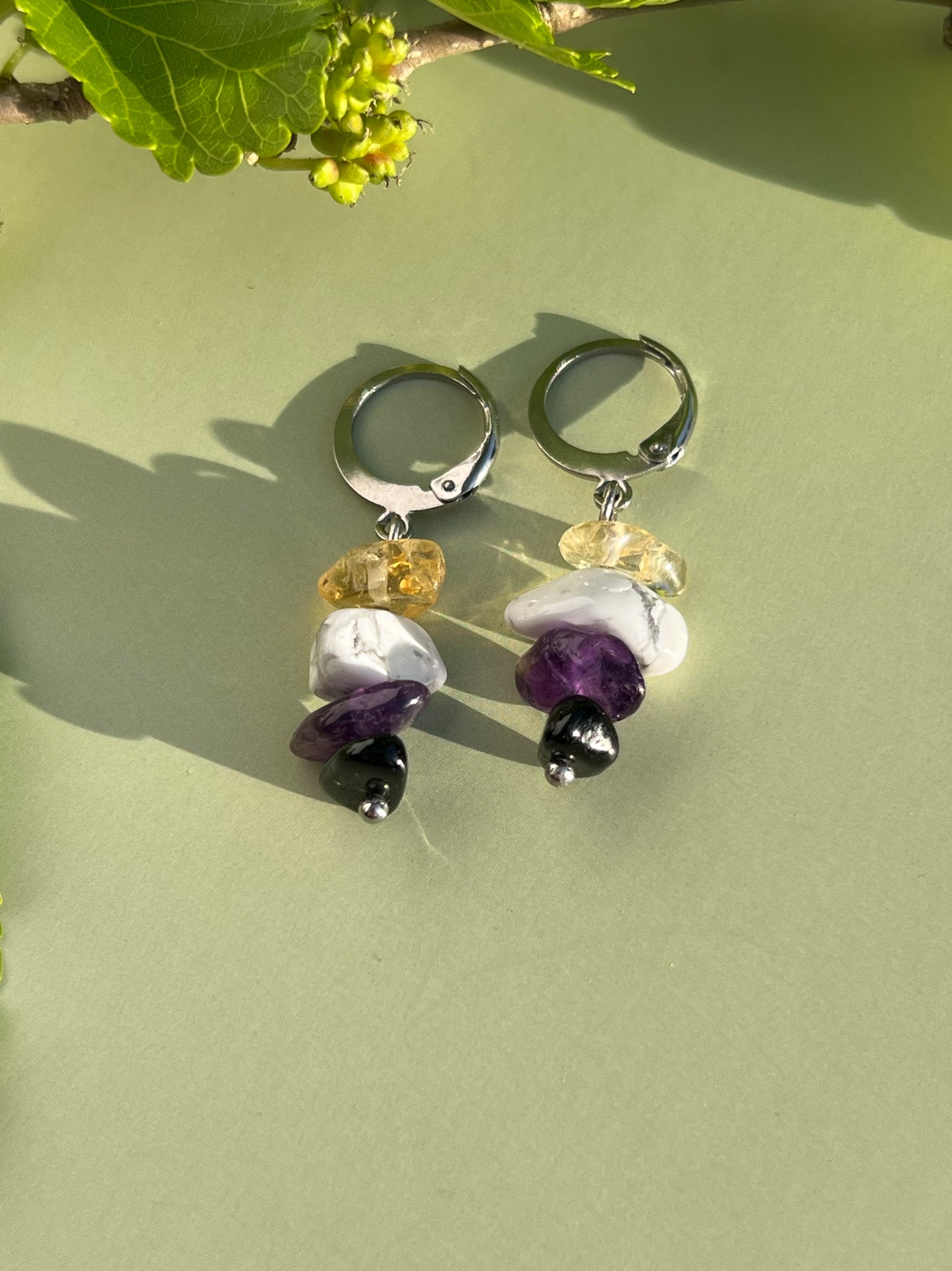 Non Binary Pride Flag Huggie Earrings