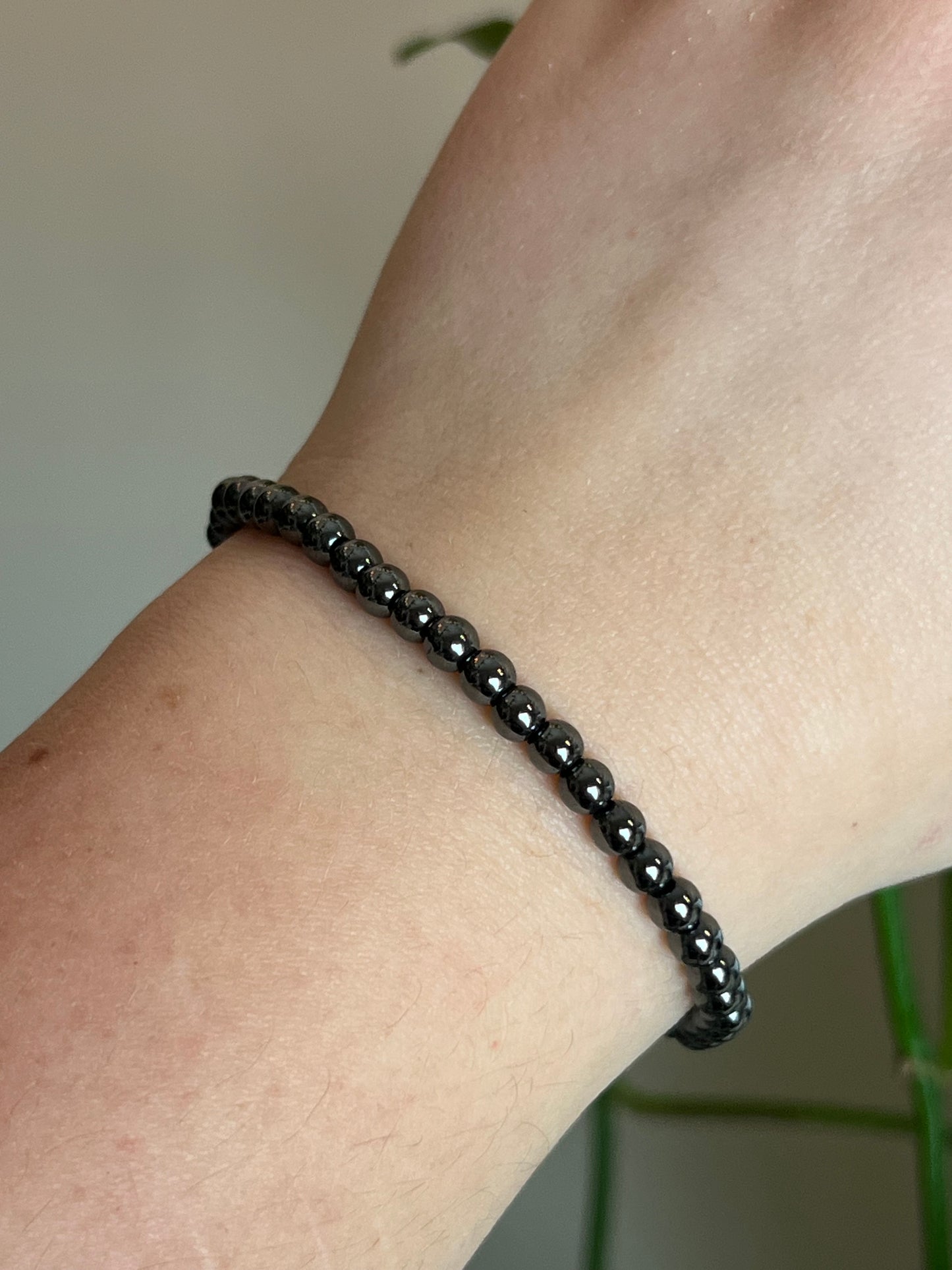 Hematite 4mm Bracelet