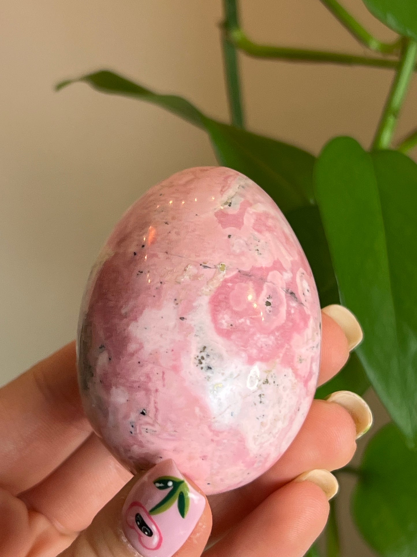 Peruvian Rhodonite Egg