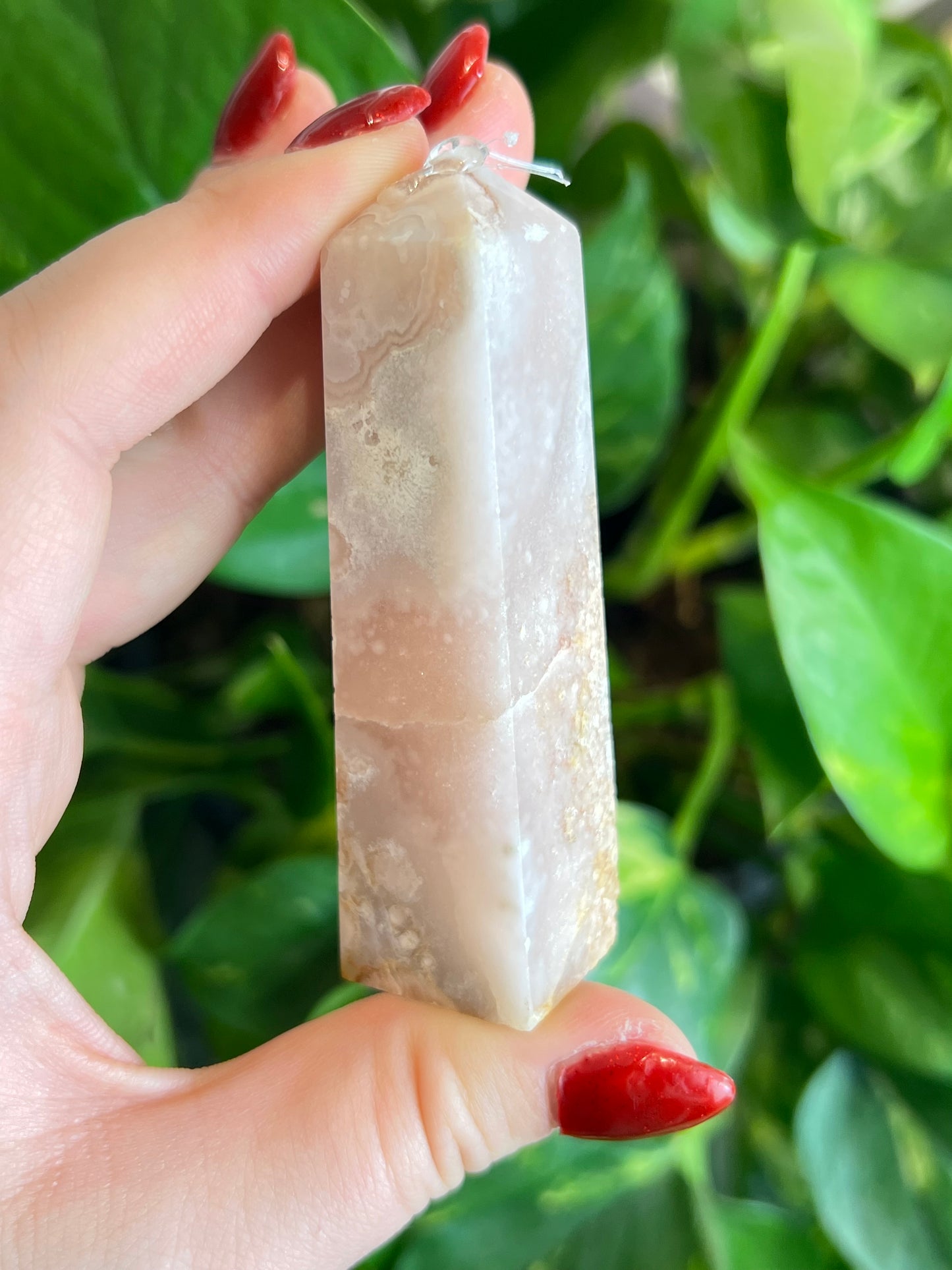 Pink Amethyst Sparkly Druzy Tower