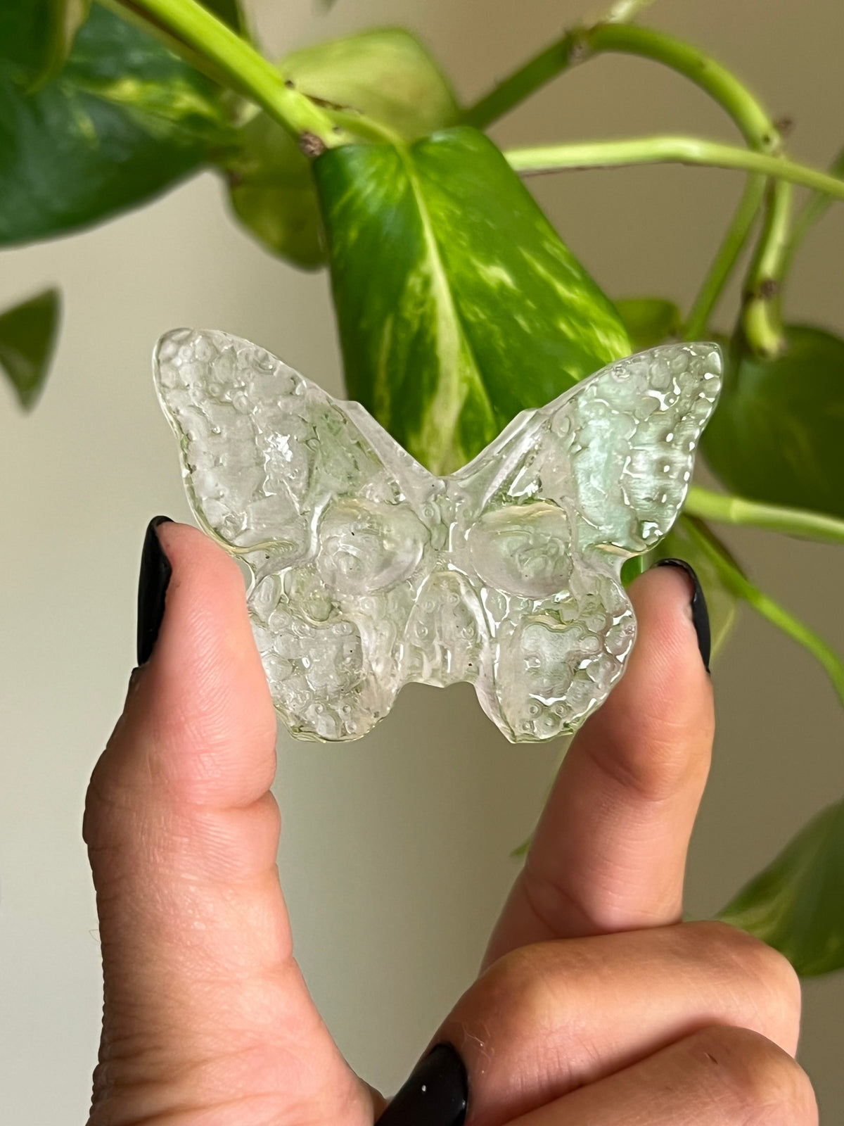 Clear Quartz Death Moth