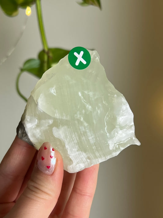 Green Calcite Raw - X