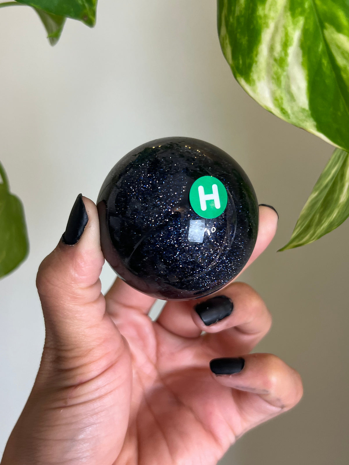 Blue Sandstone Sphere - H