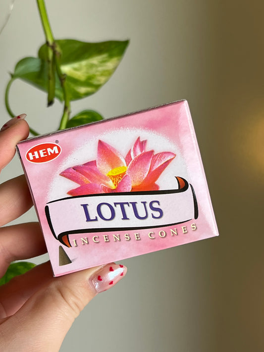 Lotus Incense Cones