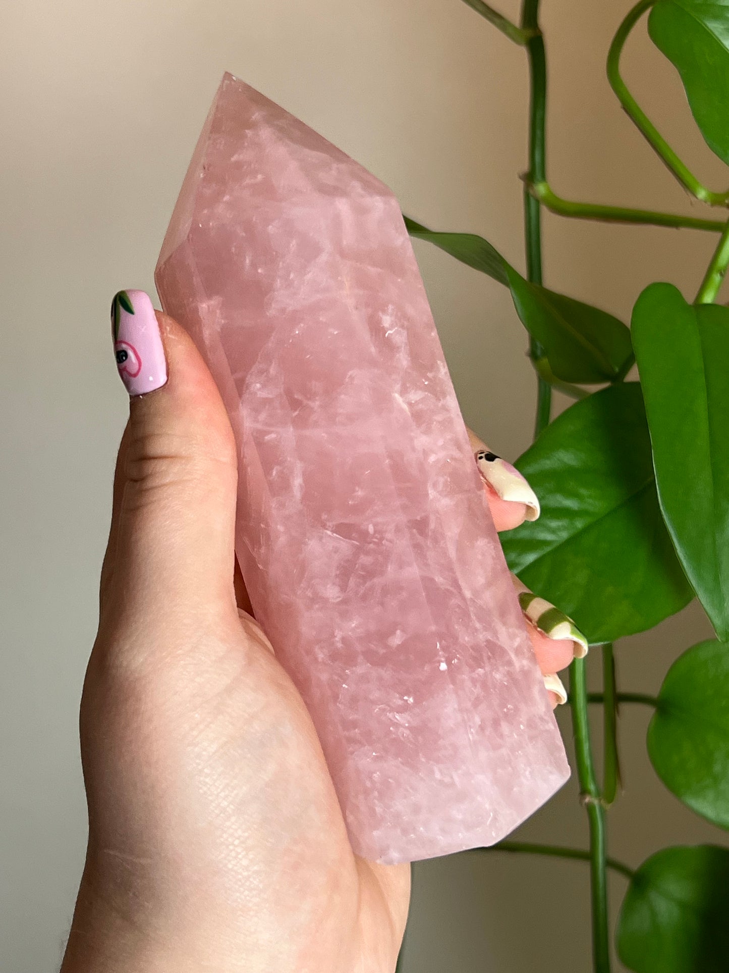 Rose Quartz Large Tower B