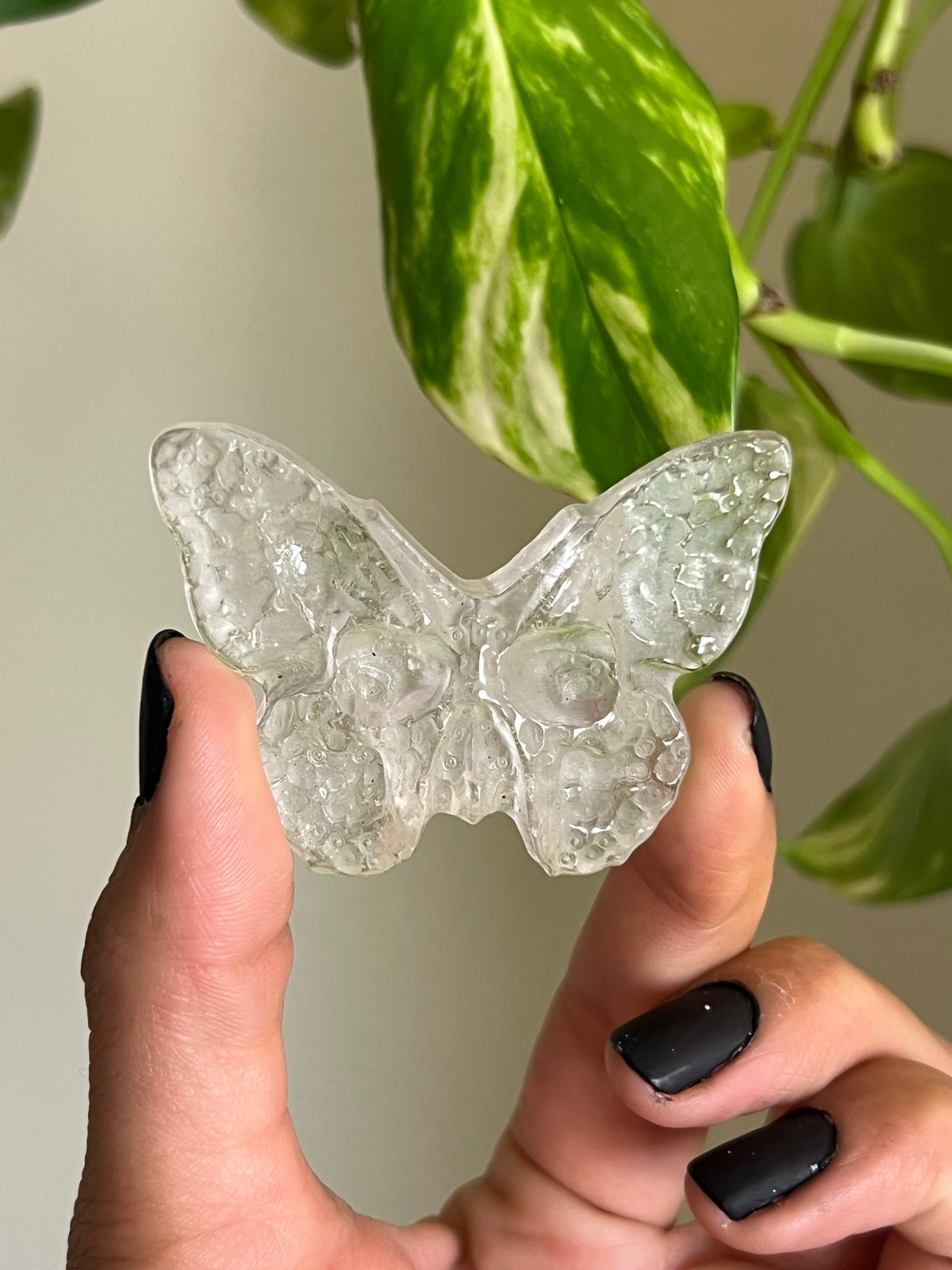 Clear Quartz Death Moth