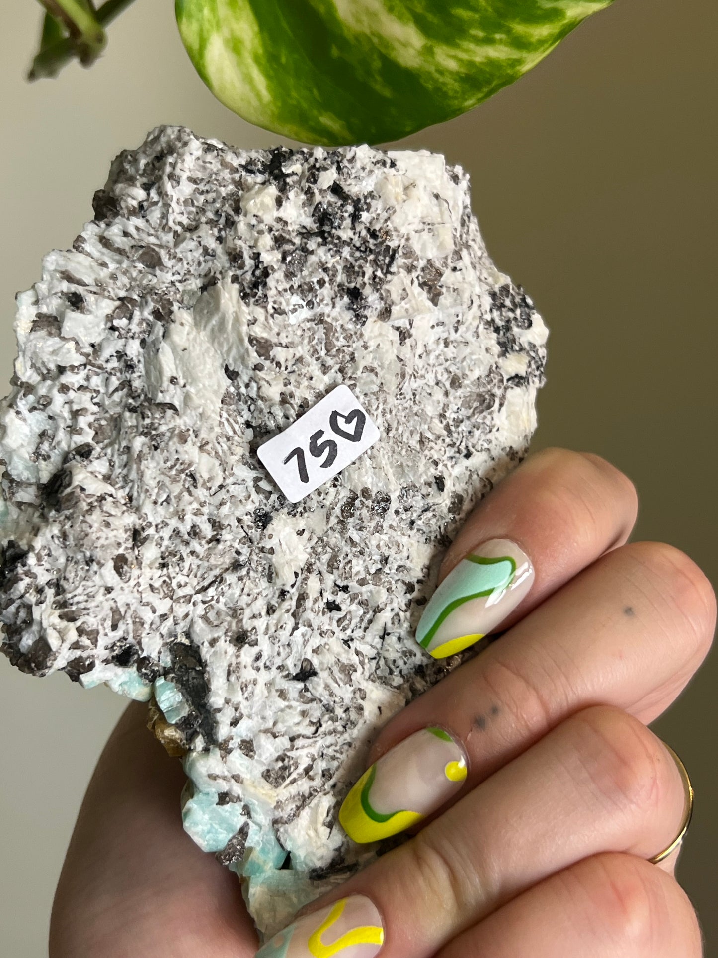 Amazonite, Smoky Quartz + Tourmaline Specimen (Canada)