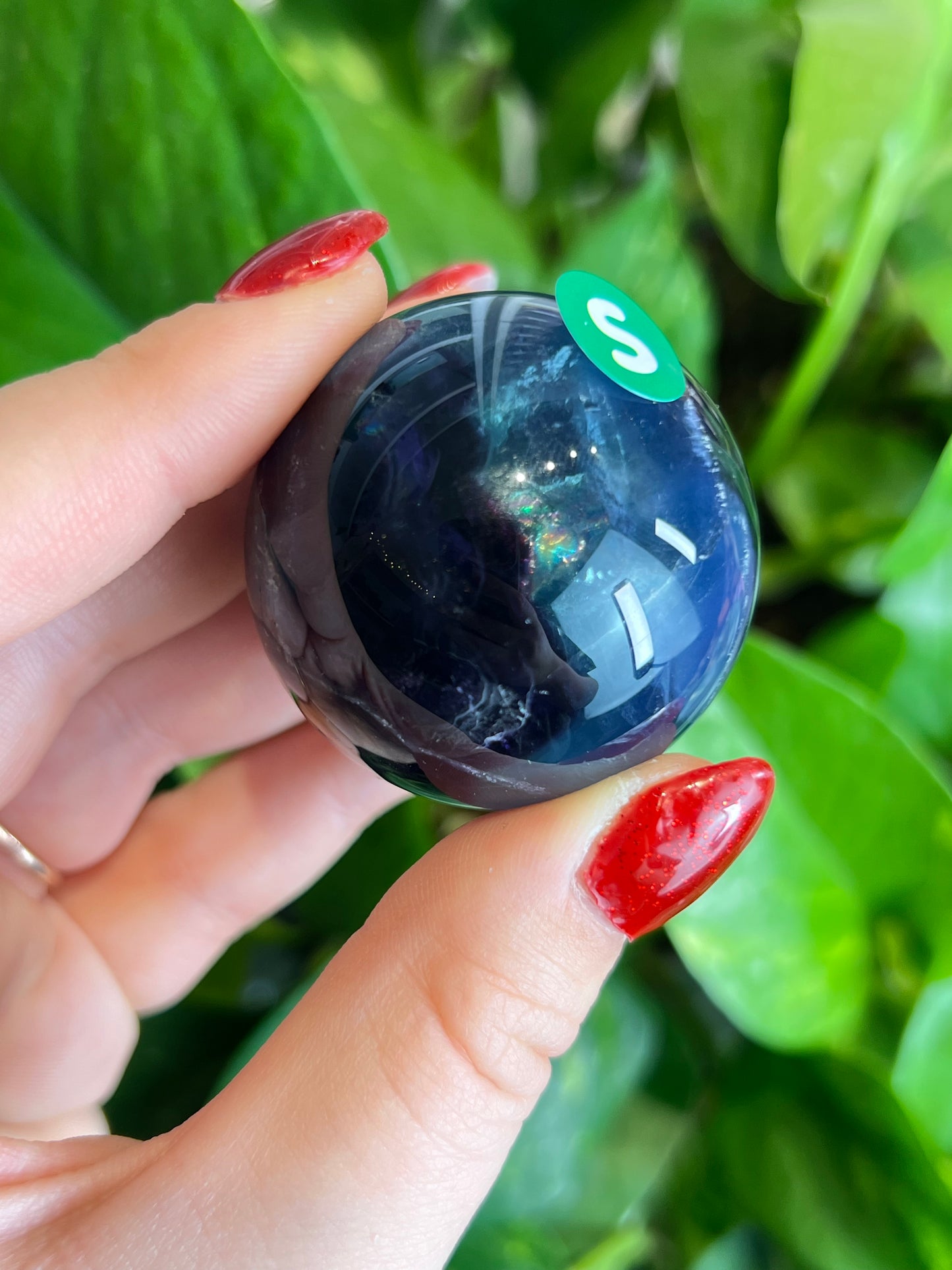 Rainbow Fluorite High Quality Sphere - S