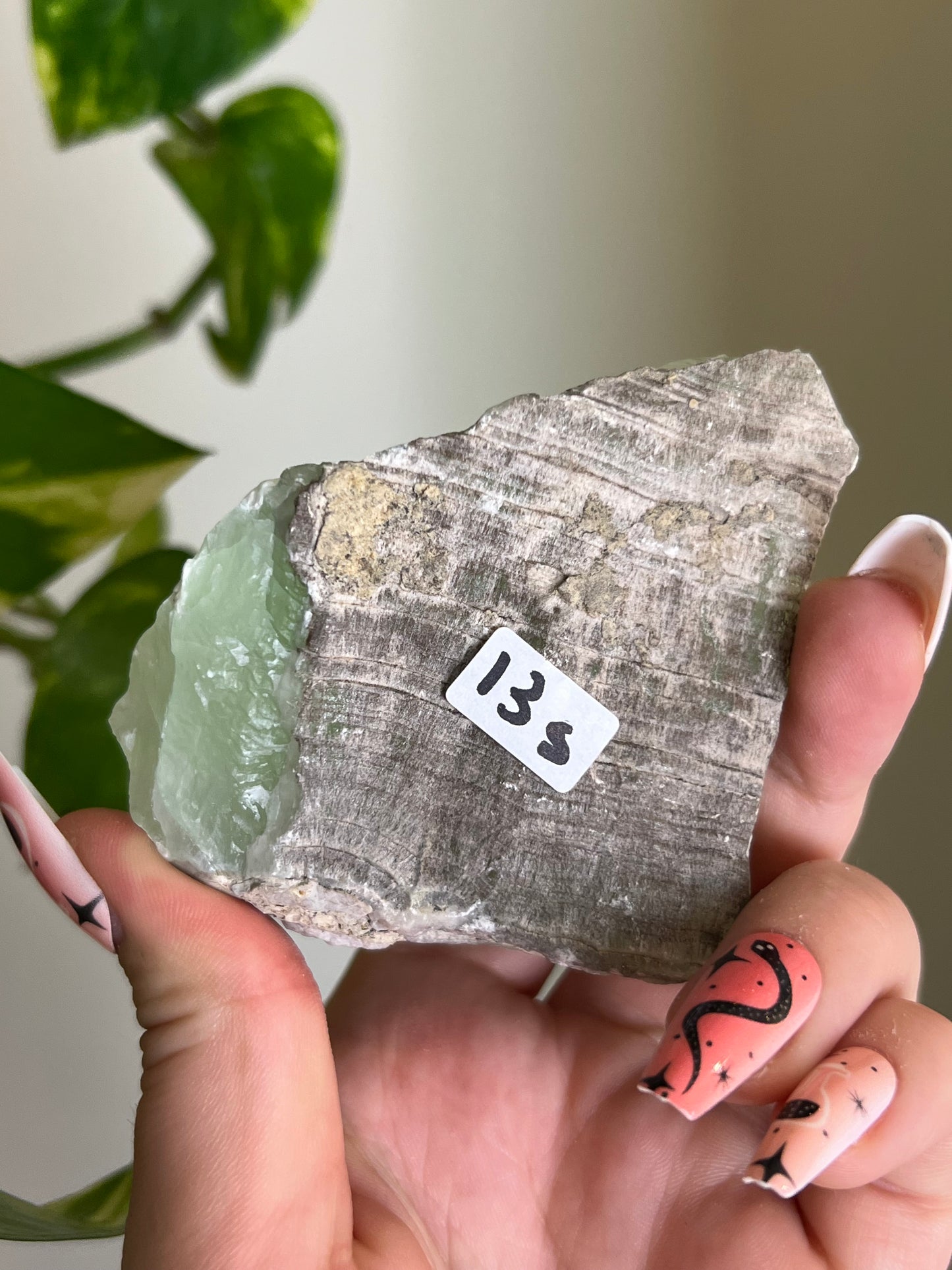 Mint Green Calcite Rough - S 🥝