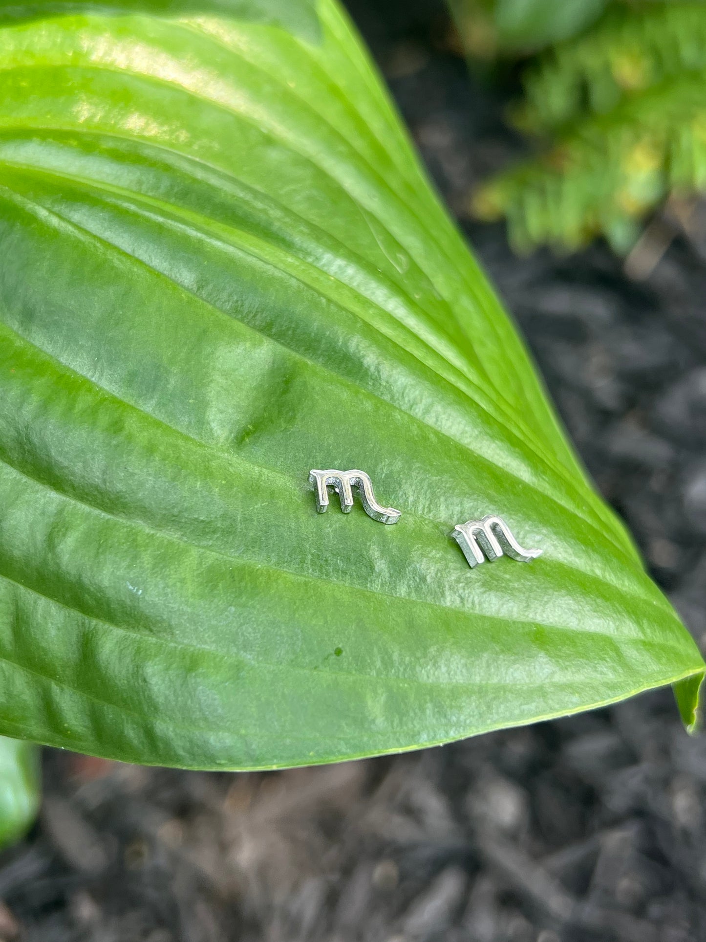 Scorpio Silver Zodiac Sign Studs ♏️