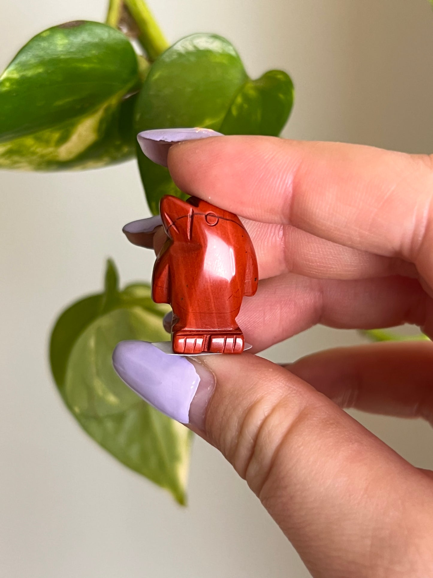 Red Jasper Small Penguin