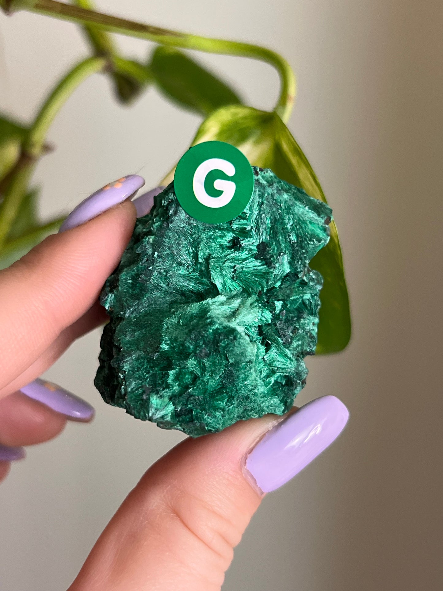 Fibrous Malachite - G