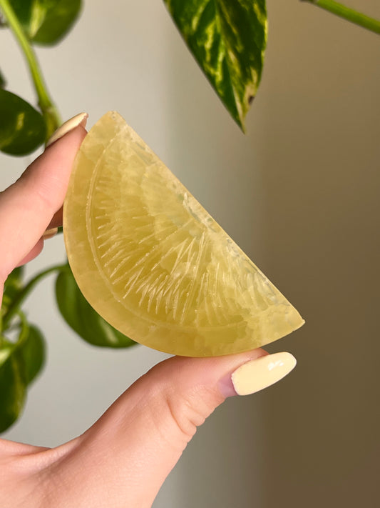 Lemon Calcite Fruit Slice 🍋