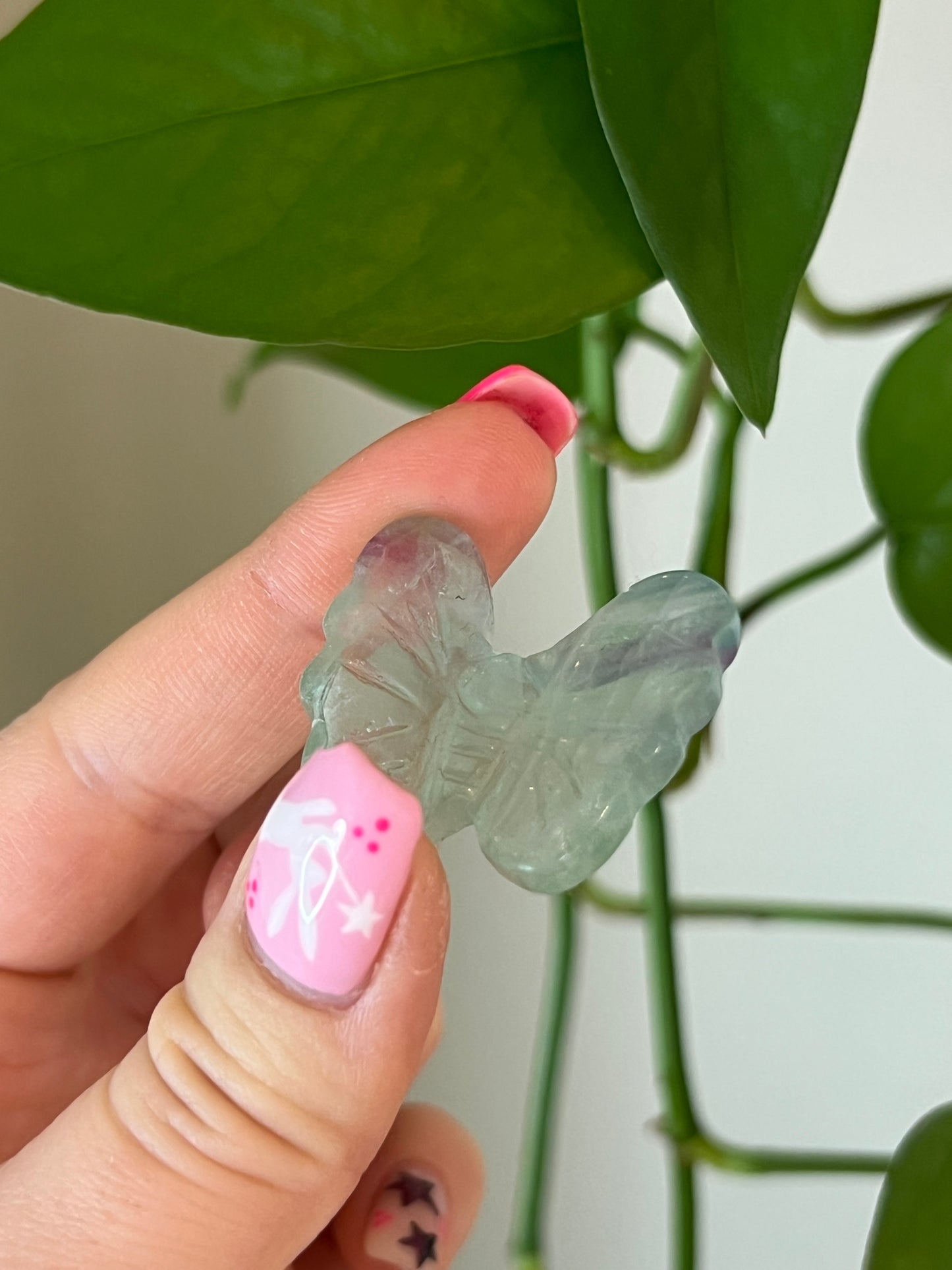 Green Fluorite Butterfly