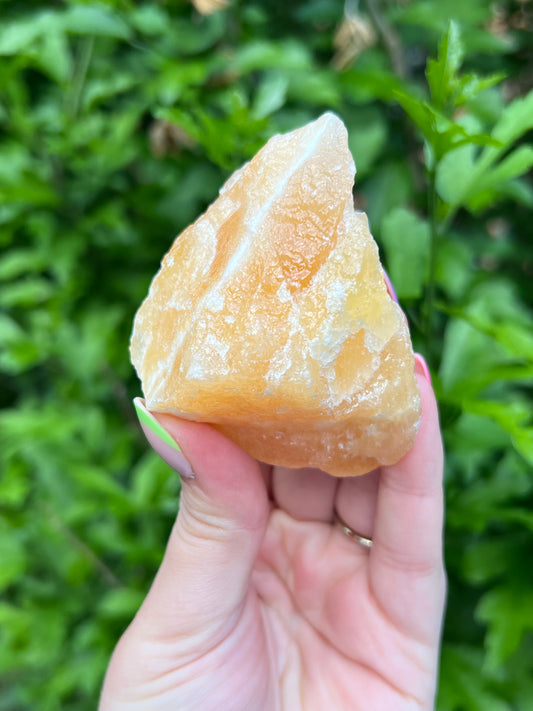 Orange Calcite Raw Chunk - Small