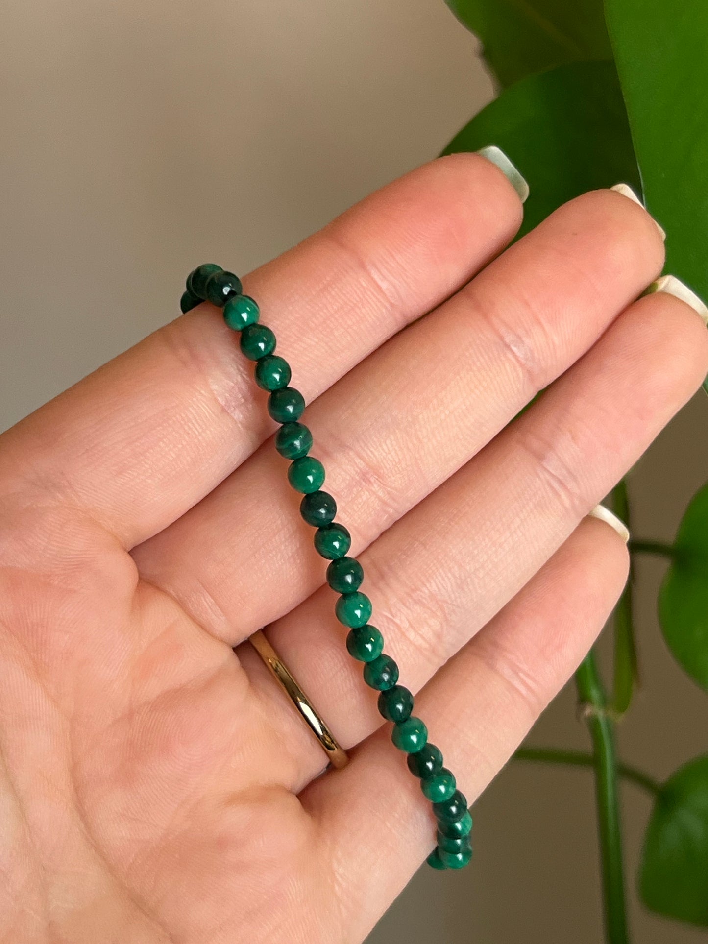 Malachite 4mm Bracelet