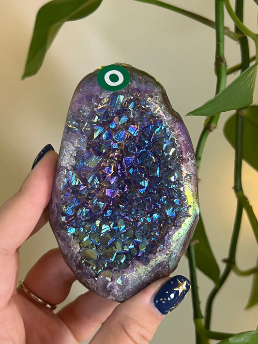 Aura Amethyst Cluster Polished Sides - O
