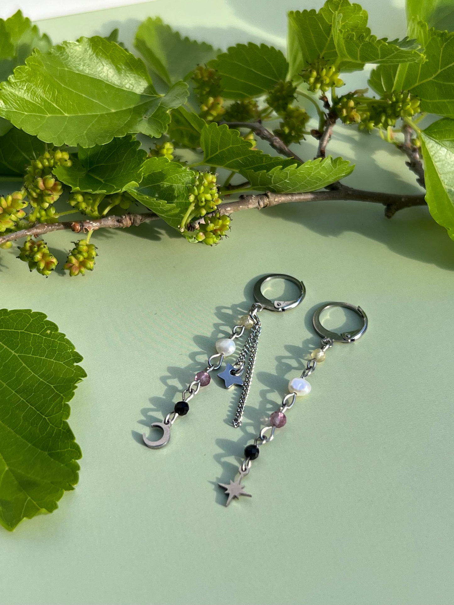 Non Binary Celestial Starburst Earrings