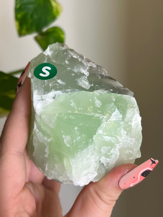 Mint Green Calcite Rough - S 🥝