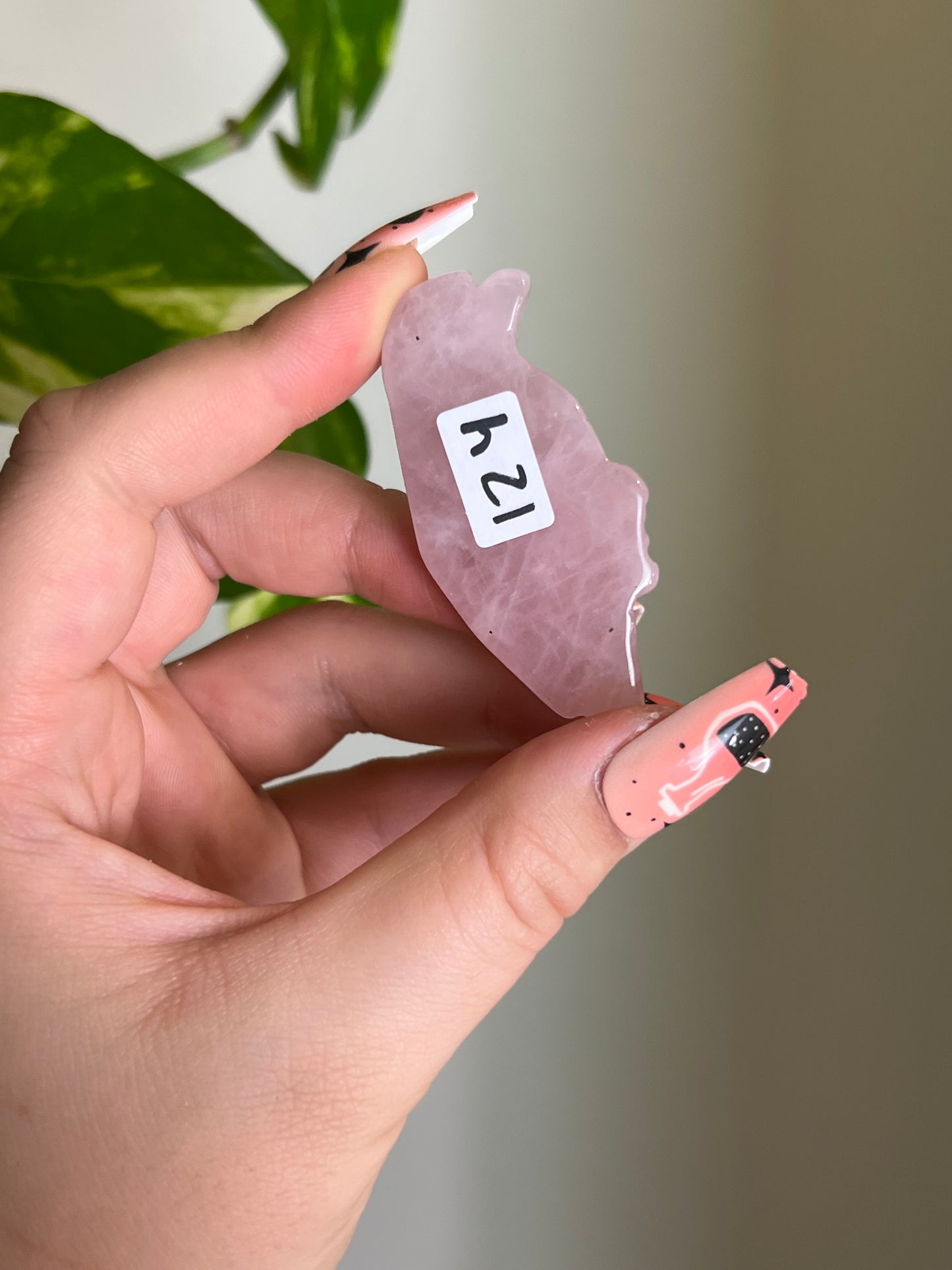 Rose Quartz Bird