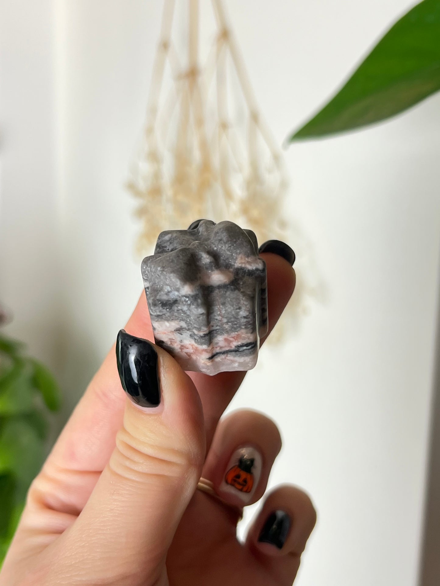 Pink Zebra Jasper Cute Gift Box