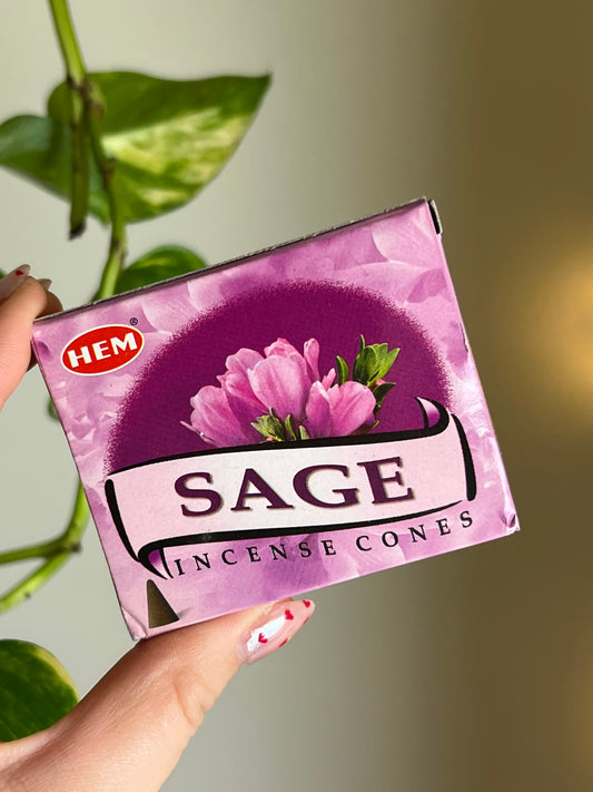 Sage Incense Cones