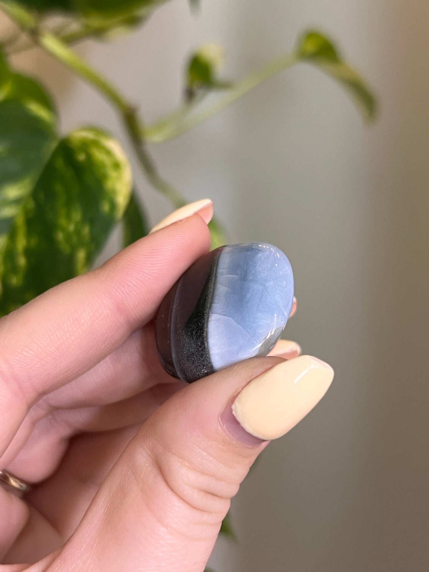 Blue Opal Button