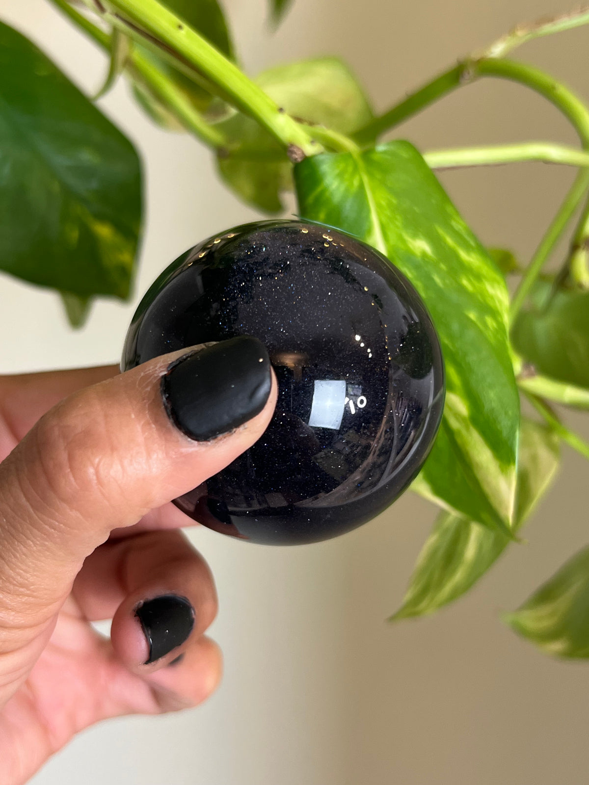 Blue Sandstone Sphere - M