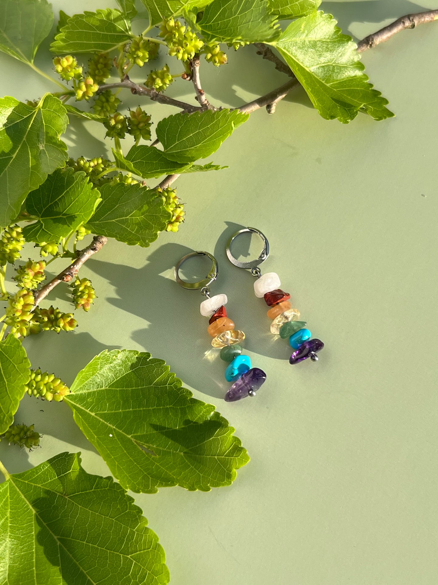 Rainbow/Queer Pride Huggie Flag Earrings