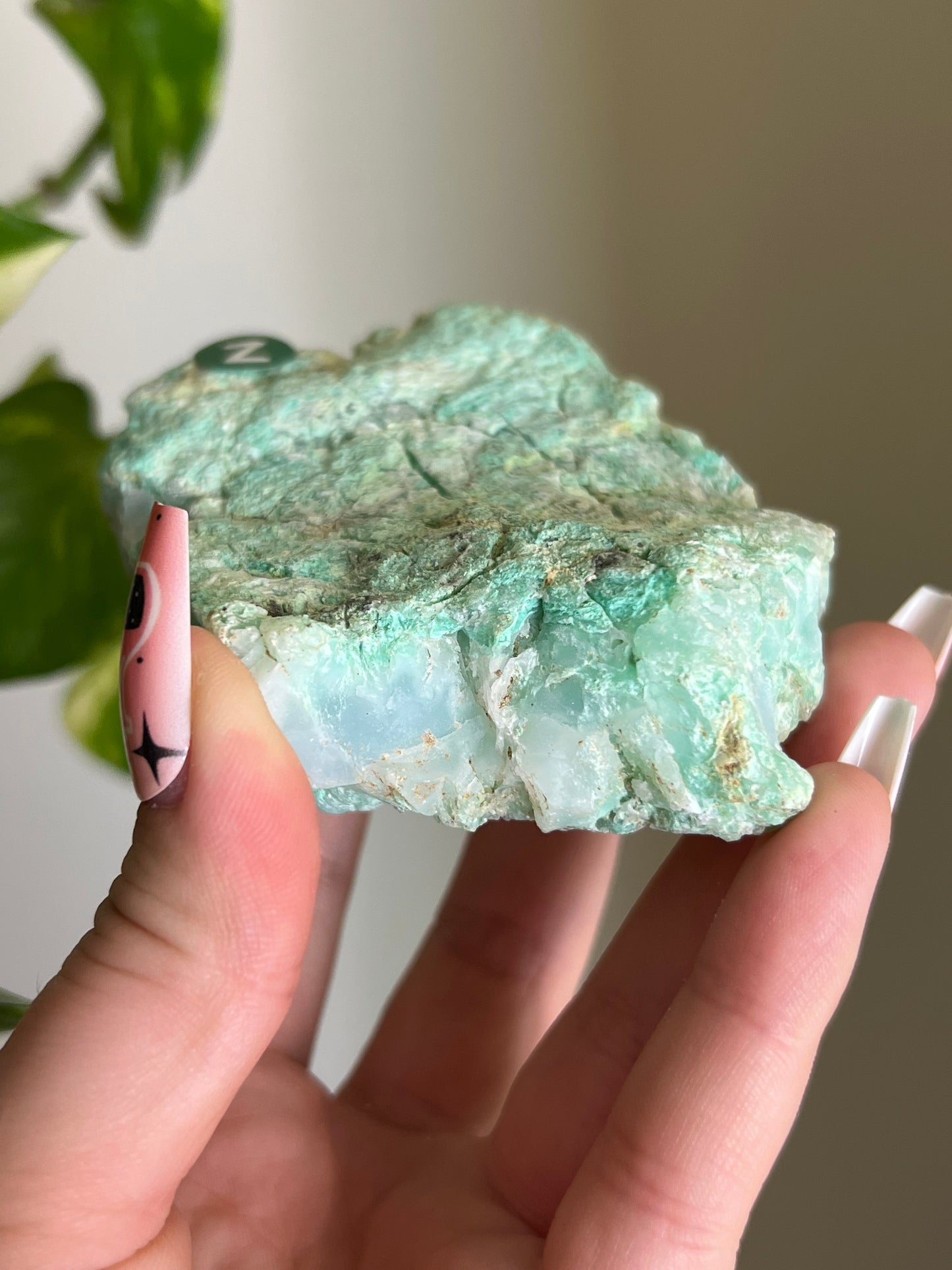 Lime Chrysoprase Raw - Z 🍋‍🟩