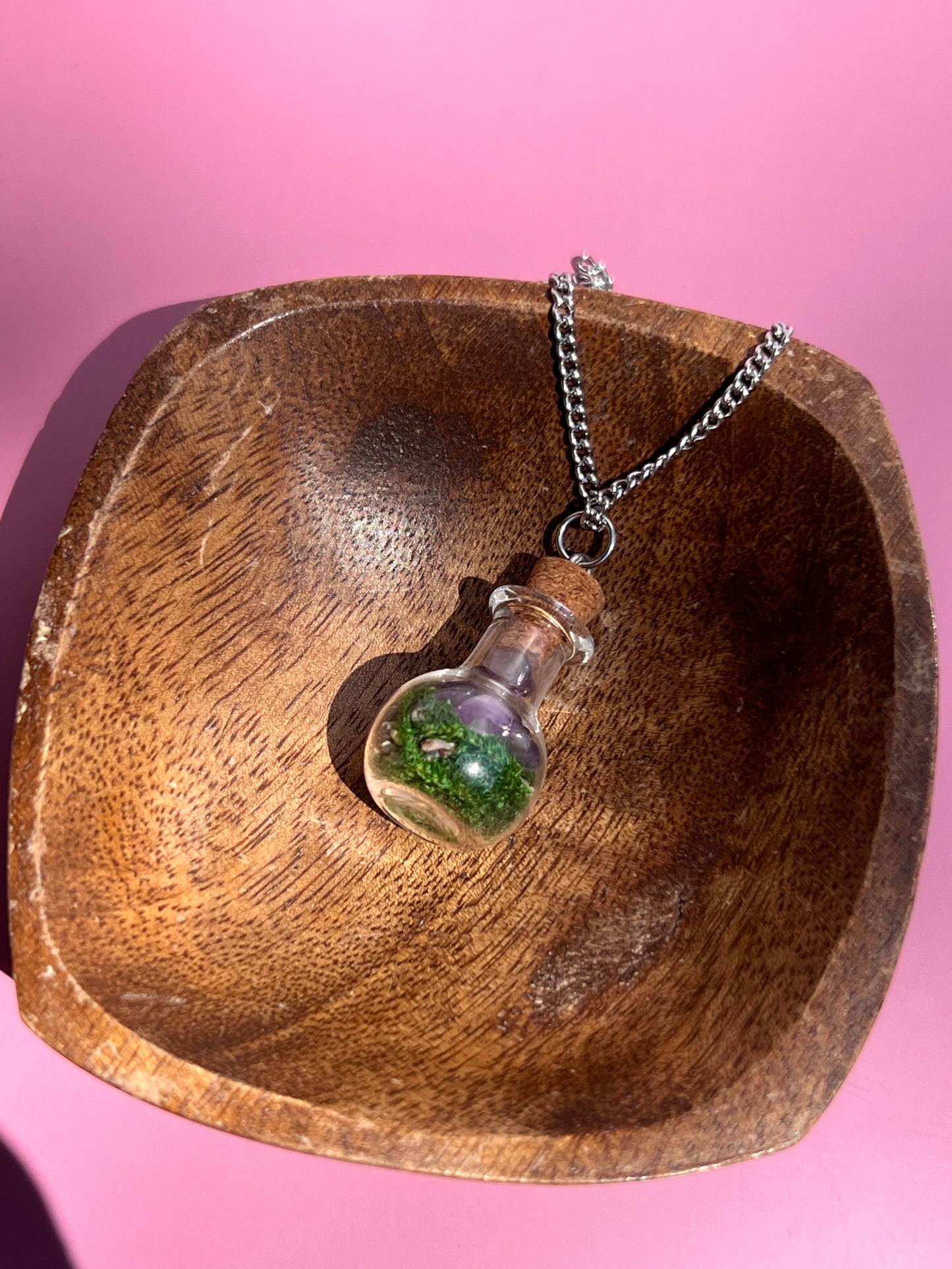 Stress Relief & Calming 🪻 Spell Jar Necklace