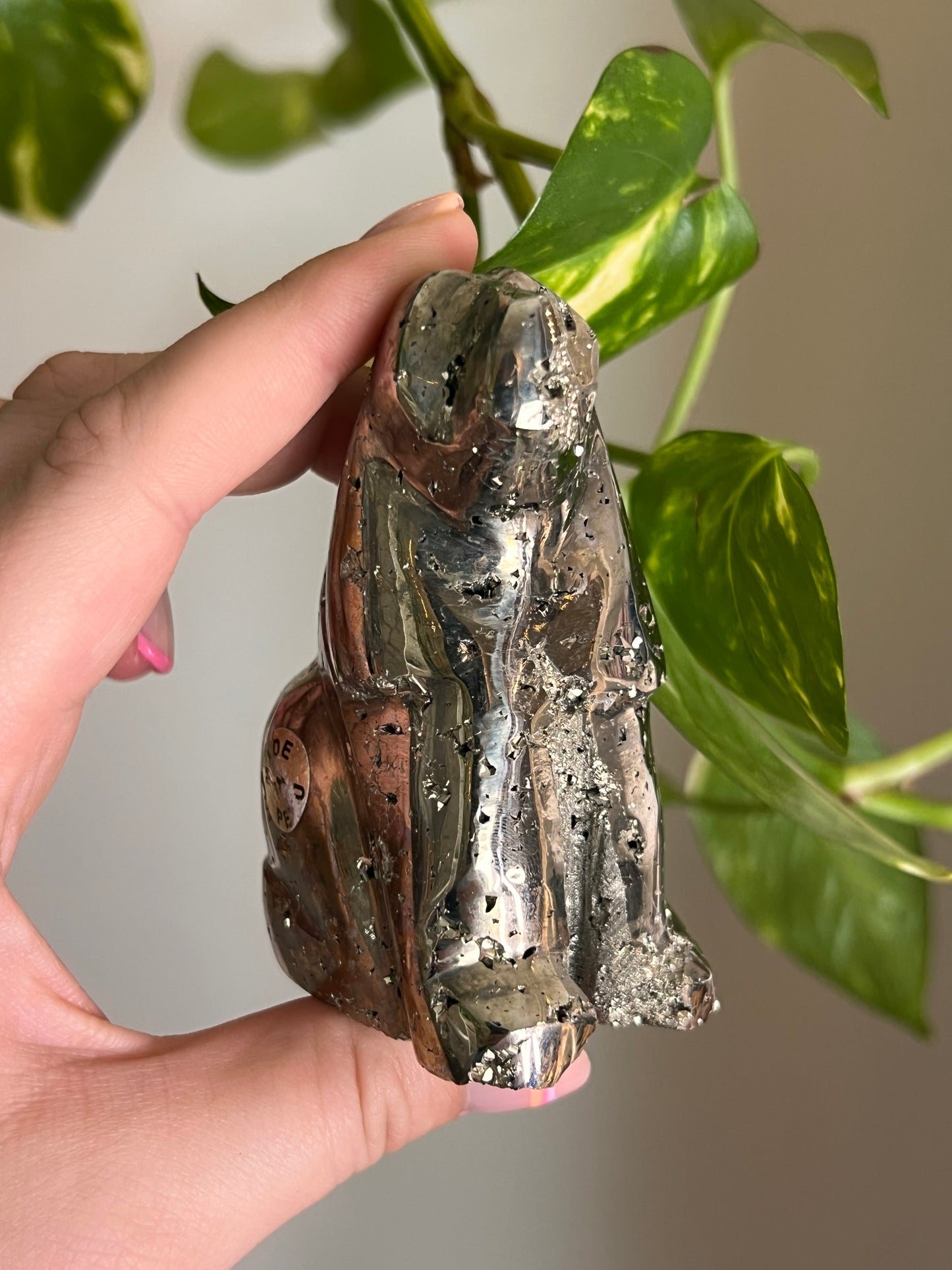 Druzy Pyrite Dog