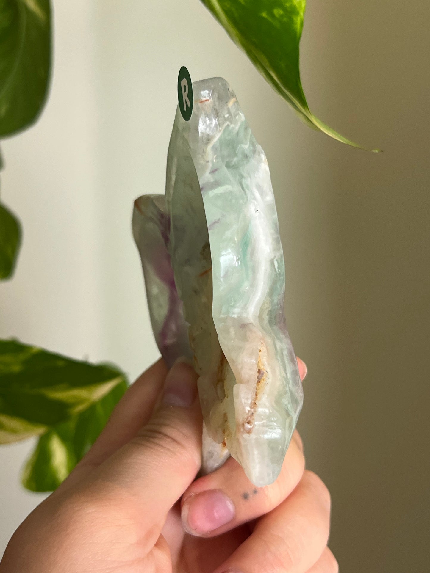 Rainbow Fluorite Butterfly Dish - R