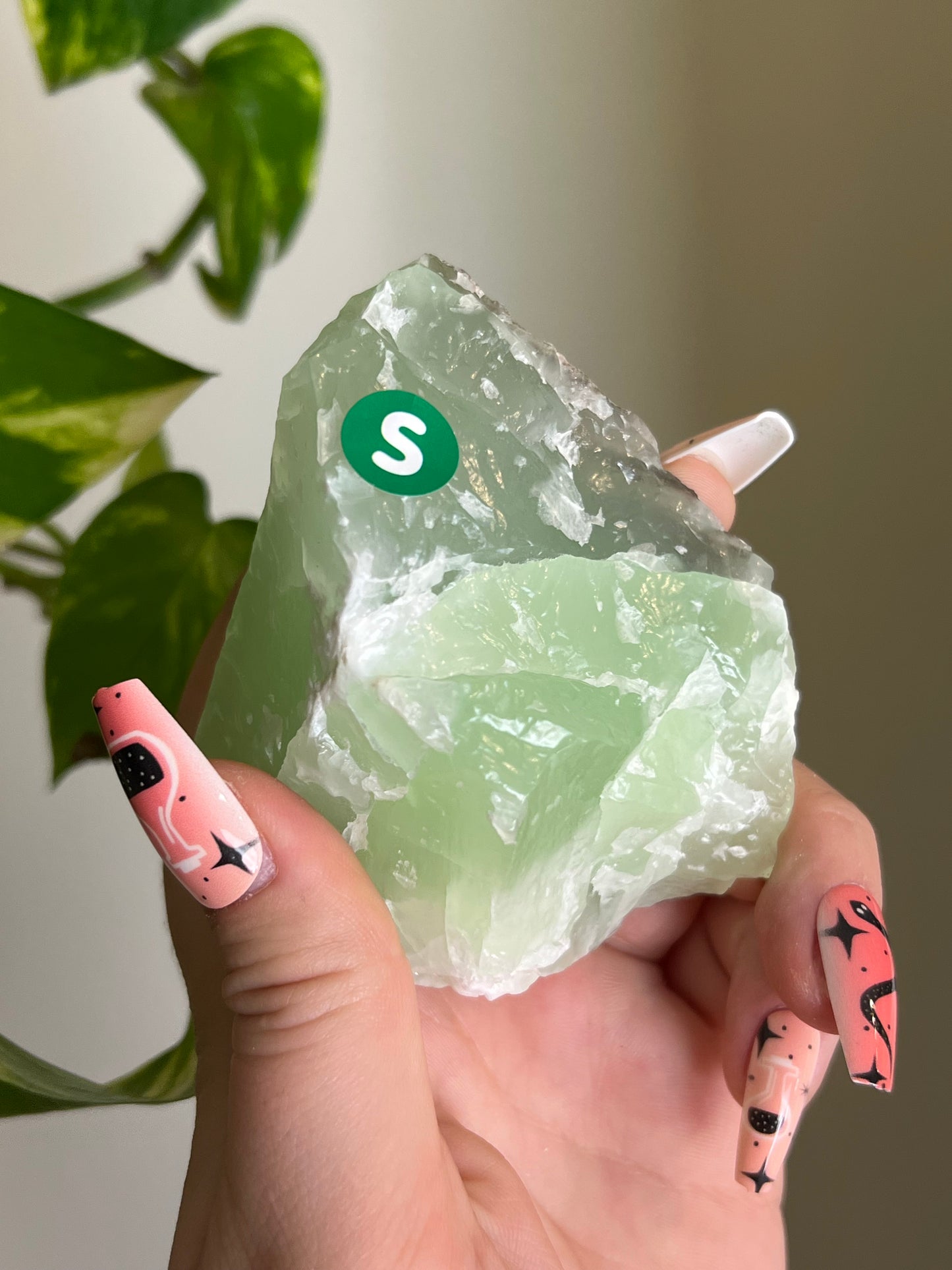 Mint Green Calcite Rough - S 🥝