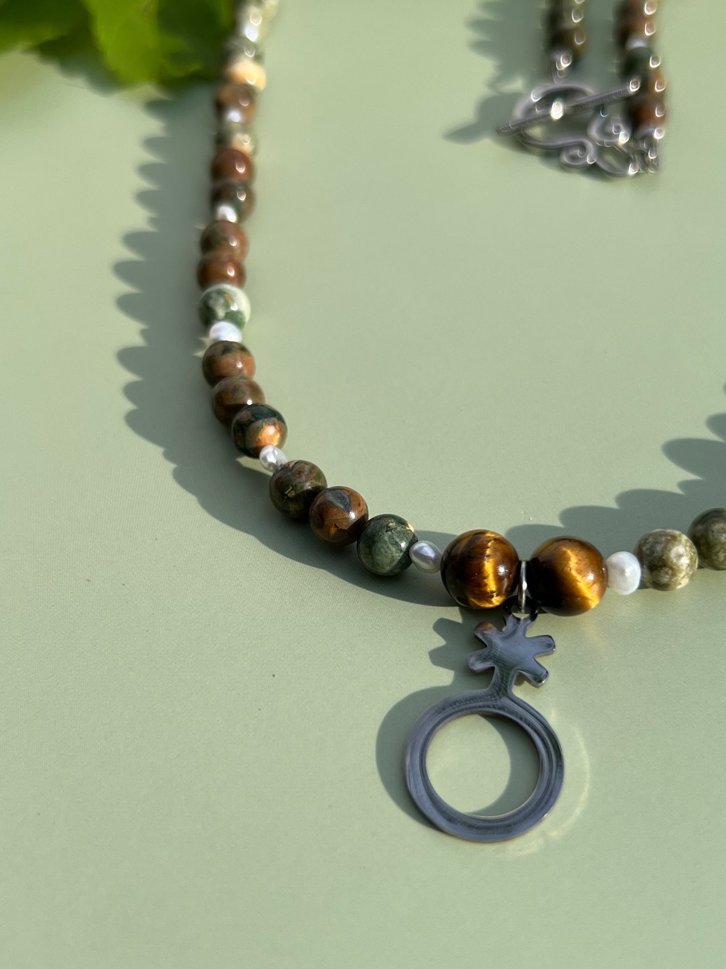 Nature Knows No Binary Necklace - OOAK