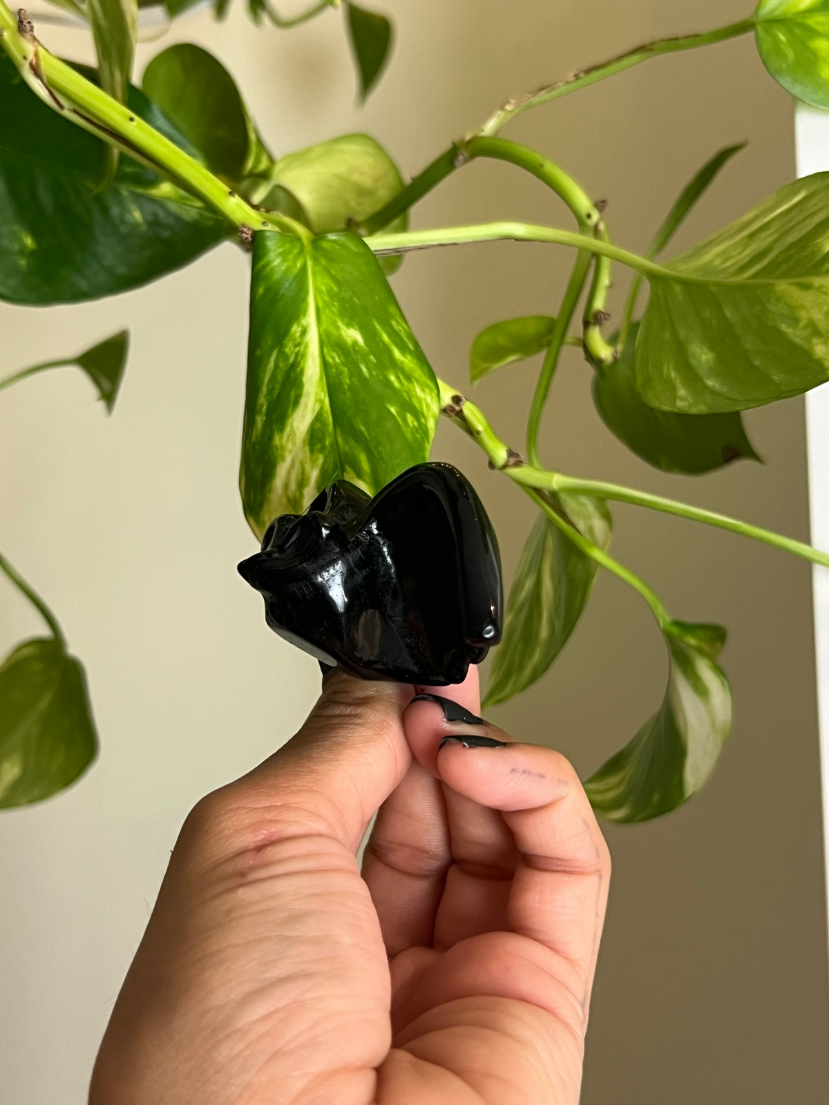 Black Obsidian 3D Bat - 3