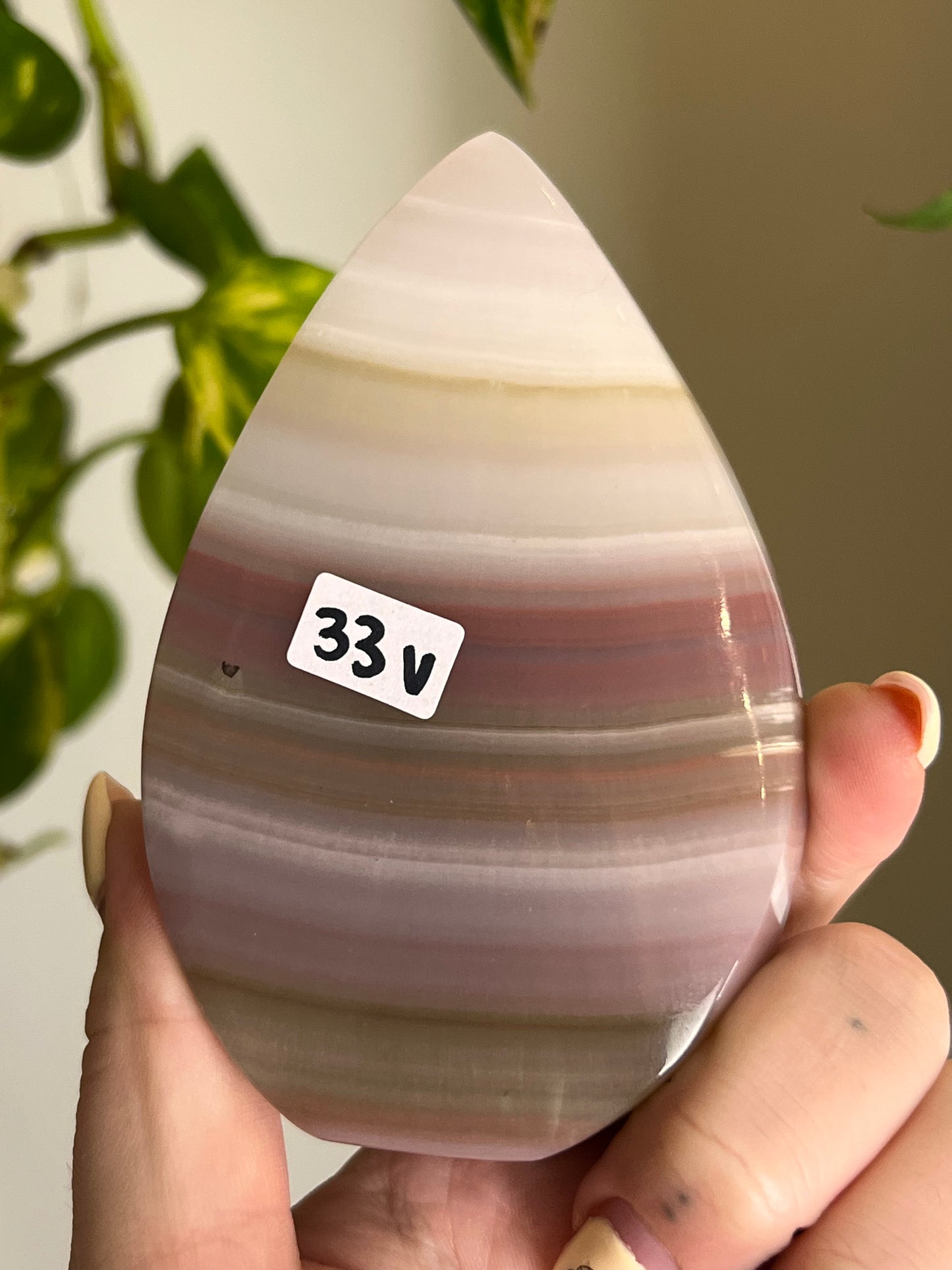 Watermelon Banded Onyx Flame - V