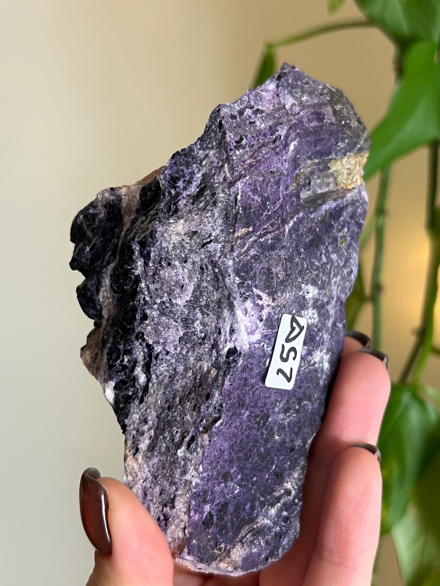 Raw Purple Fluorite From Ontario - E