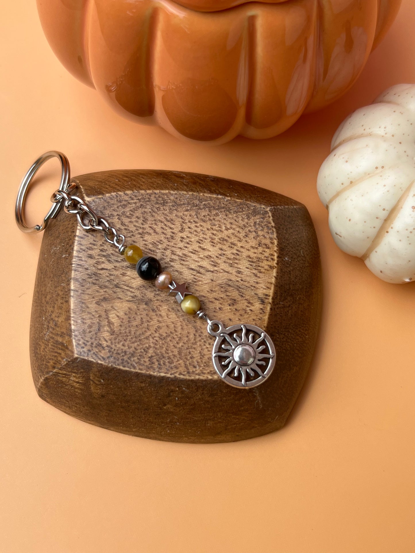 Summerween Star Keychain